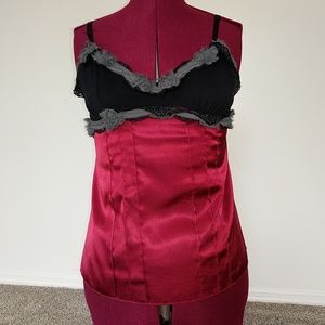 Spaghetti strap top.